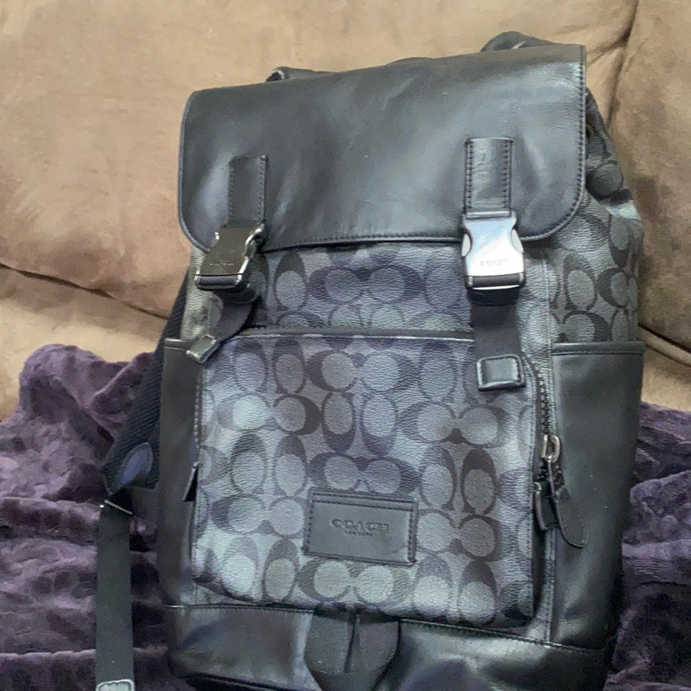 Coach men’s track bagpack